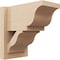 Ekena Millwork 7 1/2-in W x 12-in D x 12-in H Funston Trad Rough Cedar Woodgrain TimberThane Outlooker, Primed Tan OUTUR075X12X12FST04RCPR - alternate 1
